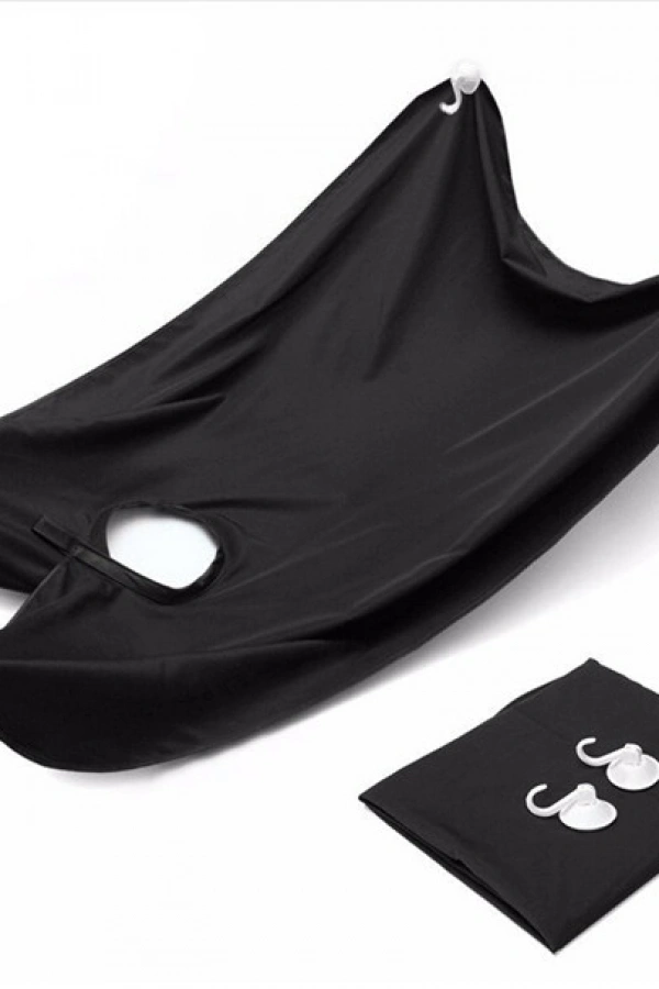 Pratik Sakal Kesme Örtüsü - Siyah