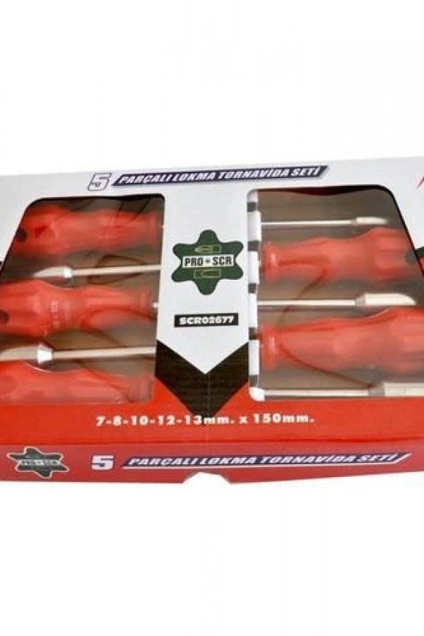 Pro-Scr 02677 Lokma Tornavida Seti 5 Parça