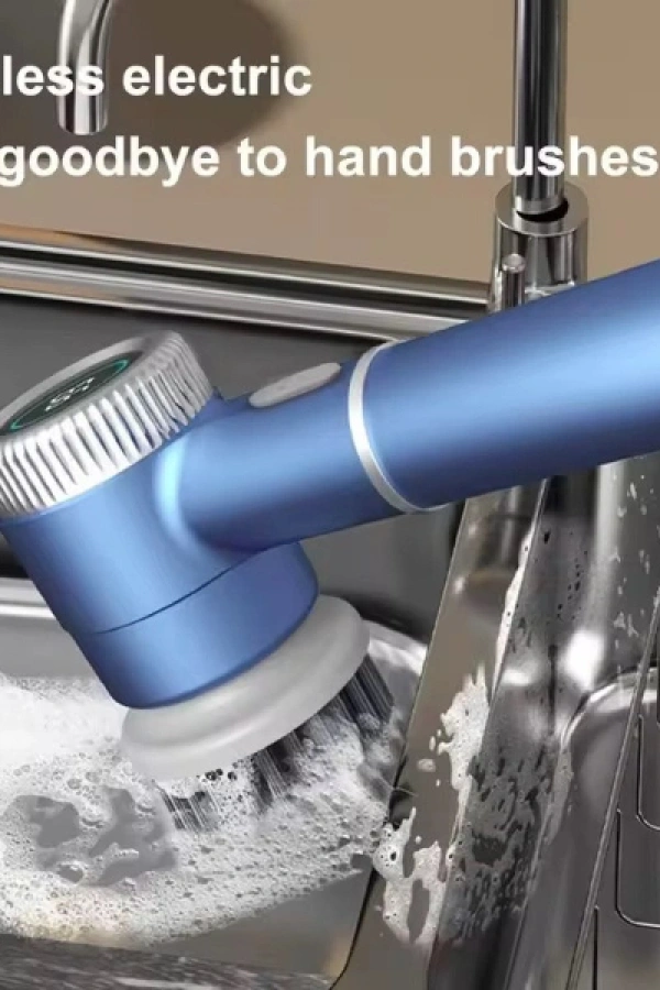 Profesyonel 5’i 1 Arada Şarjlı Temizlik Fırçası