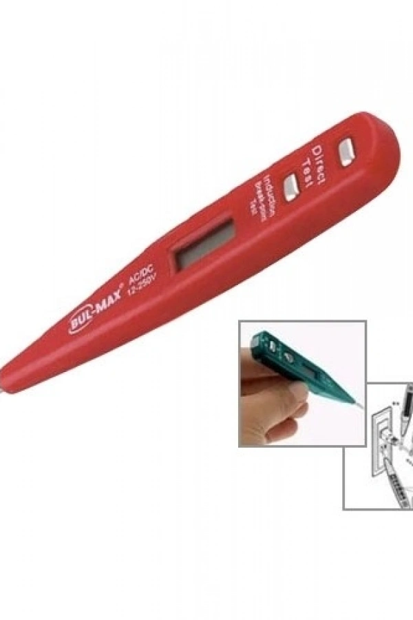 Profesyonel Dijital Kontrol Kalemi Tornavida Voltaj Ölçer