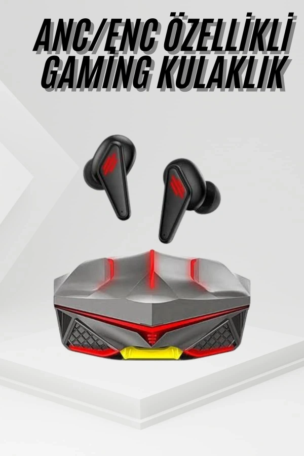Profesyonel TWS Işıklı Kablosuz Bluetooth Kulaklık Kulaklığı