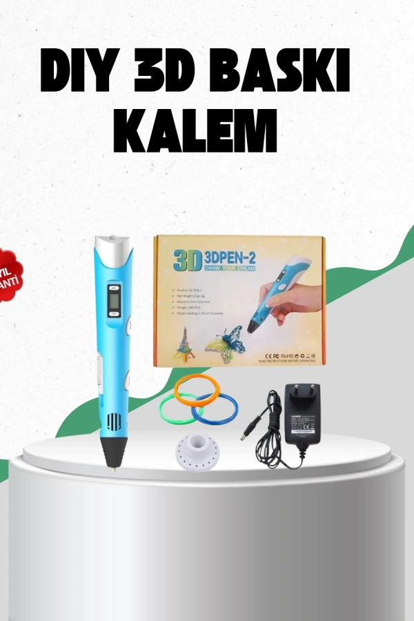 Profesyonel ve Hobi İçin 3D Modelleme Kalemi