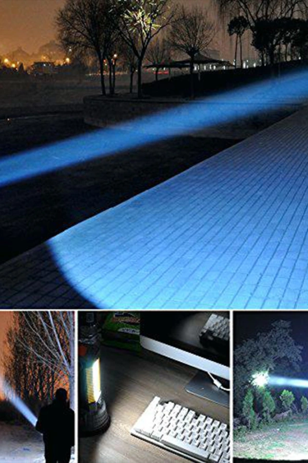 Projektor Modeli Zoomlu Şarjlı El Feneri Watton Wt-129