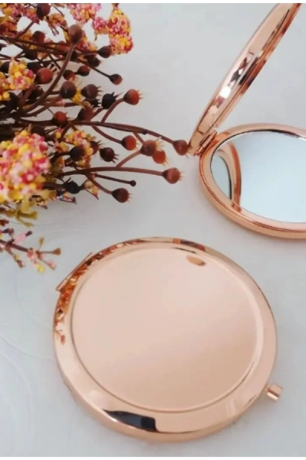 Promosyon Cep Aynası (Rose Renk)