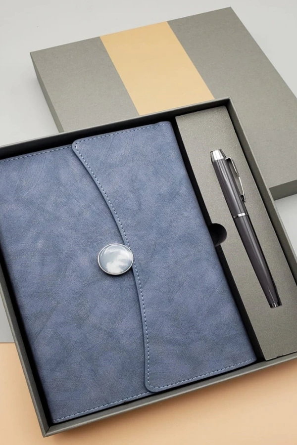 Promosyon Defter Kalem Seti Lacivert Renk