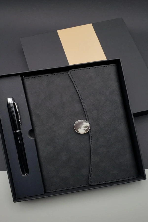 Promosyon Defter Kalem Seti Siyah Renk