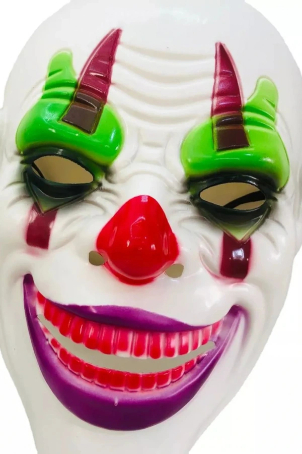 Psikopat Palyaço Temalı Joker Maskesi