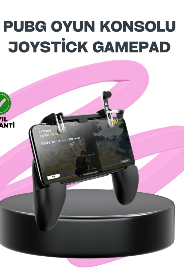 PUBG Mobile İçin Tetikleyicili Joystickli Telefon Gamepadi