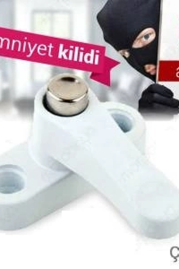 Pvc Kapı Pencere Emniyet Kilidi -  Pimapen Kilidi - ÇELİK - 6 Adet
