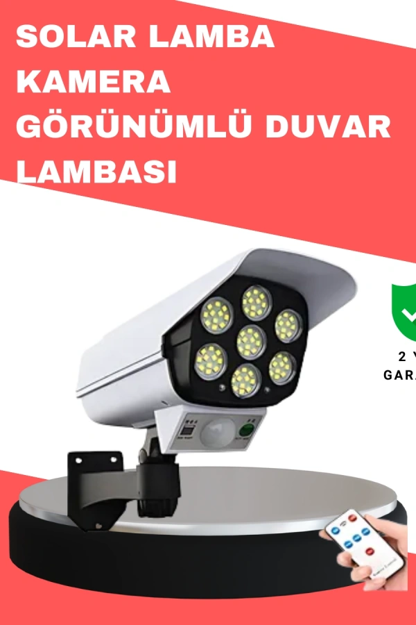 PVC+PC Malzemeli, 2si 1 Arada Güvenlik Lambası – Ayarlanabilir Başlık ve Panel Açısı