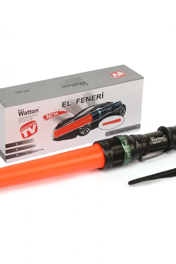Q5 LED Güçlü Pilli EL Feneri Wt-267