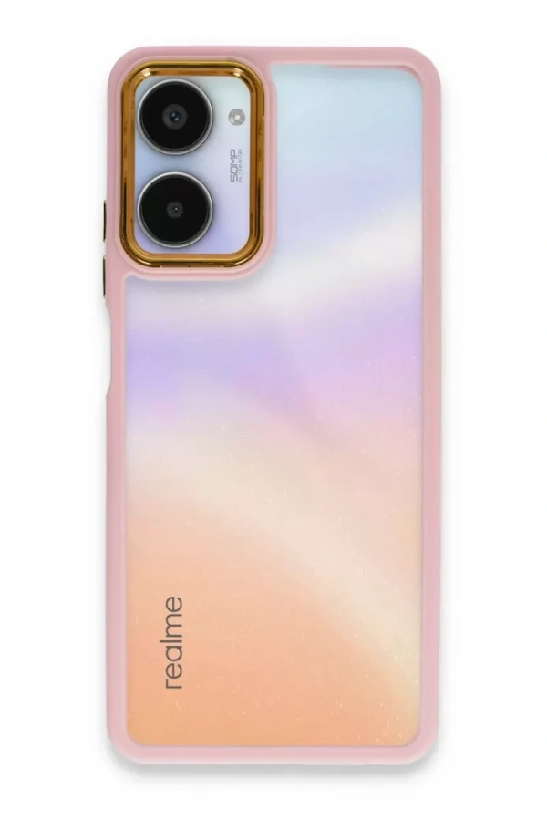 Realme 10 Pro 5G Kılıf Dora Kapak - Pudra