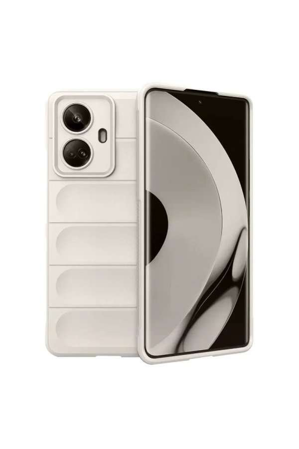 Realme 10 Pro 5G Kılıf Optimum Silikon - Krem