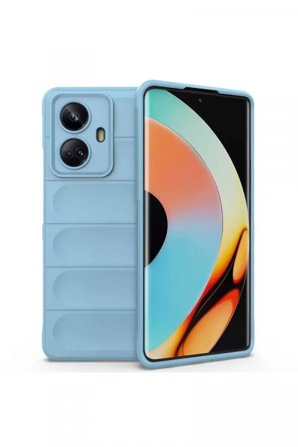 Realme 10 Pro 5G Kılıf Optimum Silikon - Sky Blue
