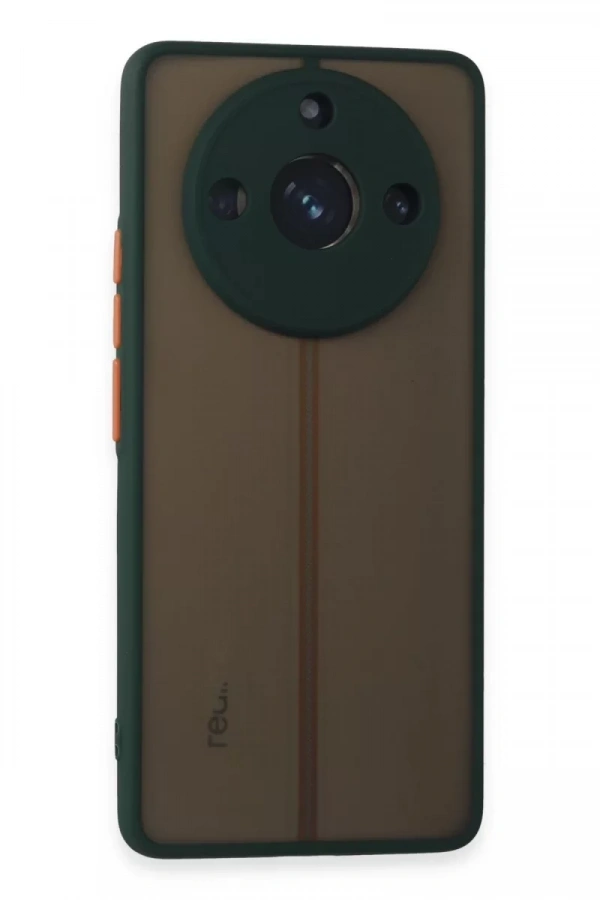Realme 11 Pro Kılıf Montreal Silikon Kapak - Yeşil