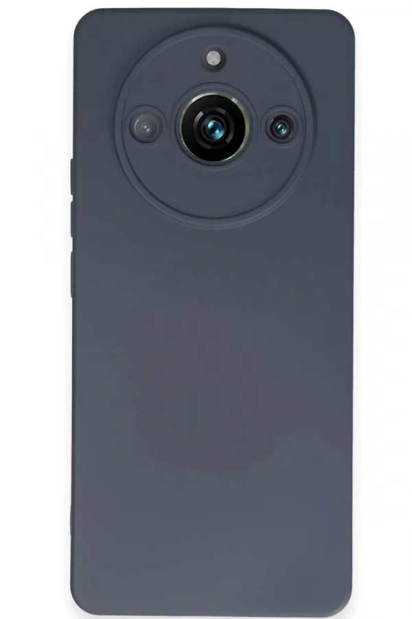 Realme 11 Pro Kılıf Nano içi Kadife Silikon - Gri