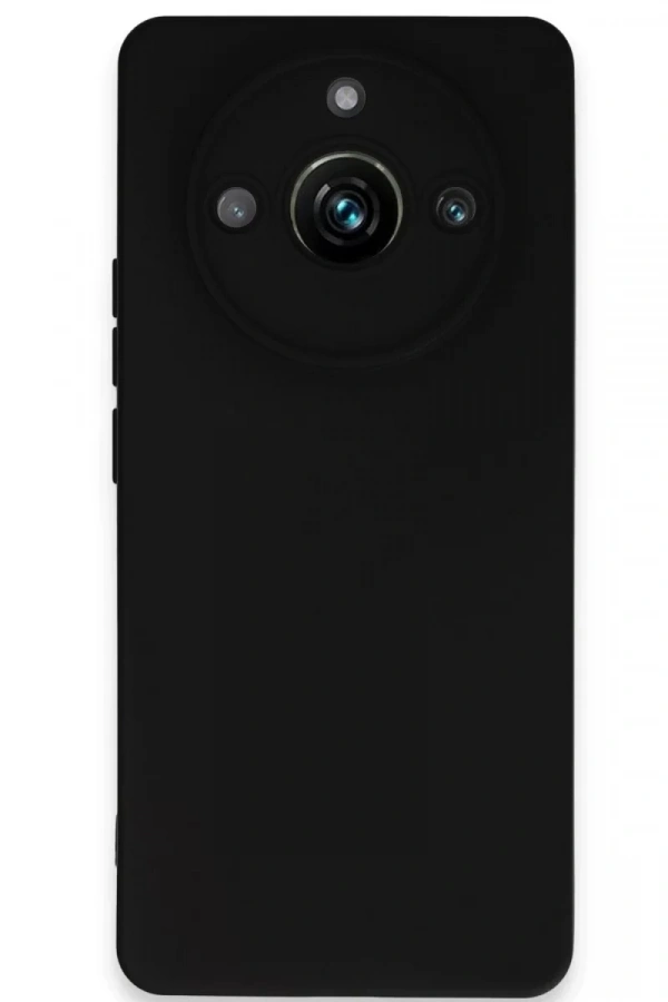 Realme 11 Pro Kılıf Nano içi Kadife Silikon - Siyah
