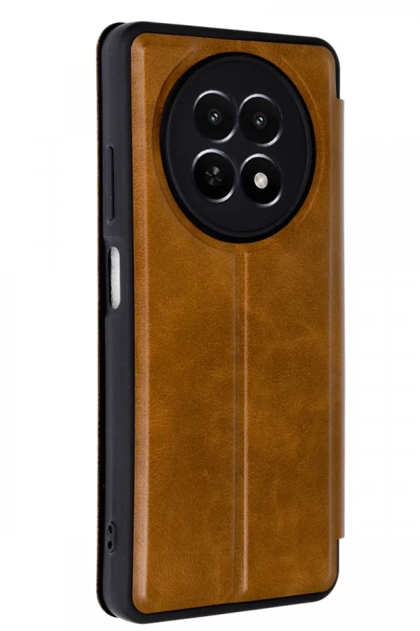 Realme 12 5G Kılıf Flip Cover - Taba