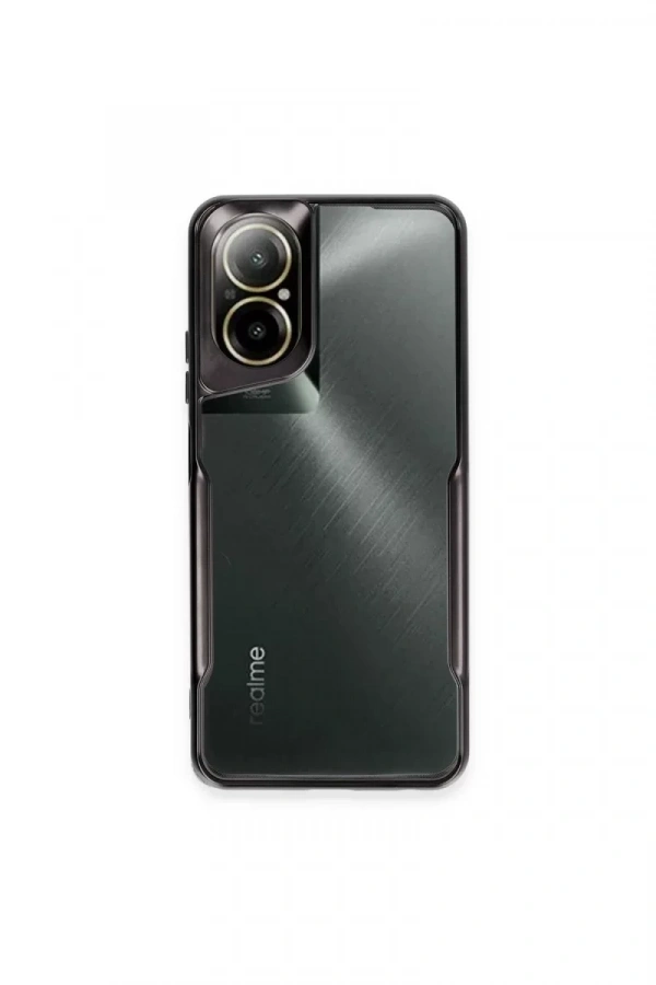 Realme 12 Lite Kılıf Boyi Silikon Kapak - Siyah
