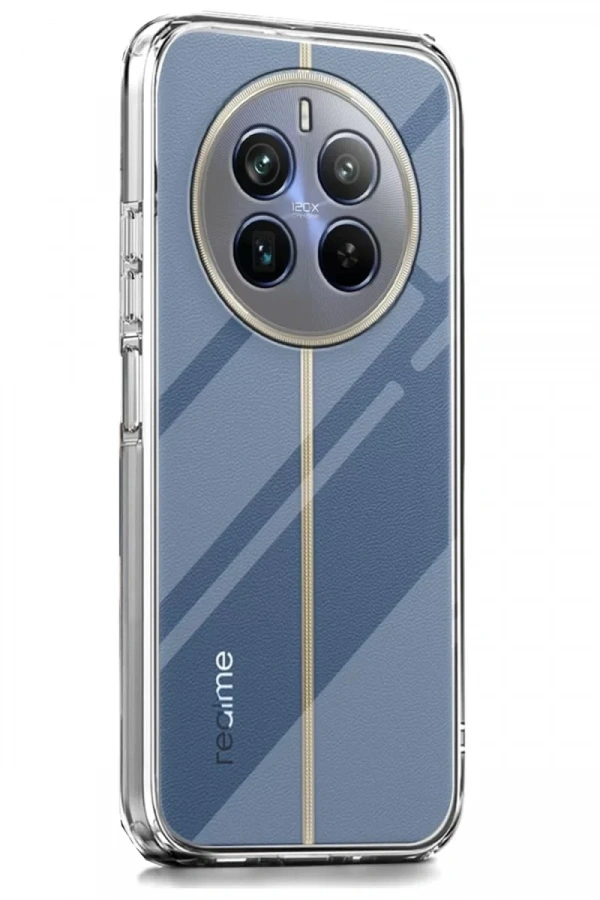 Realme 12 Pro Plus Kılıf Lüx Şeffaf Silikon