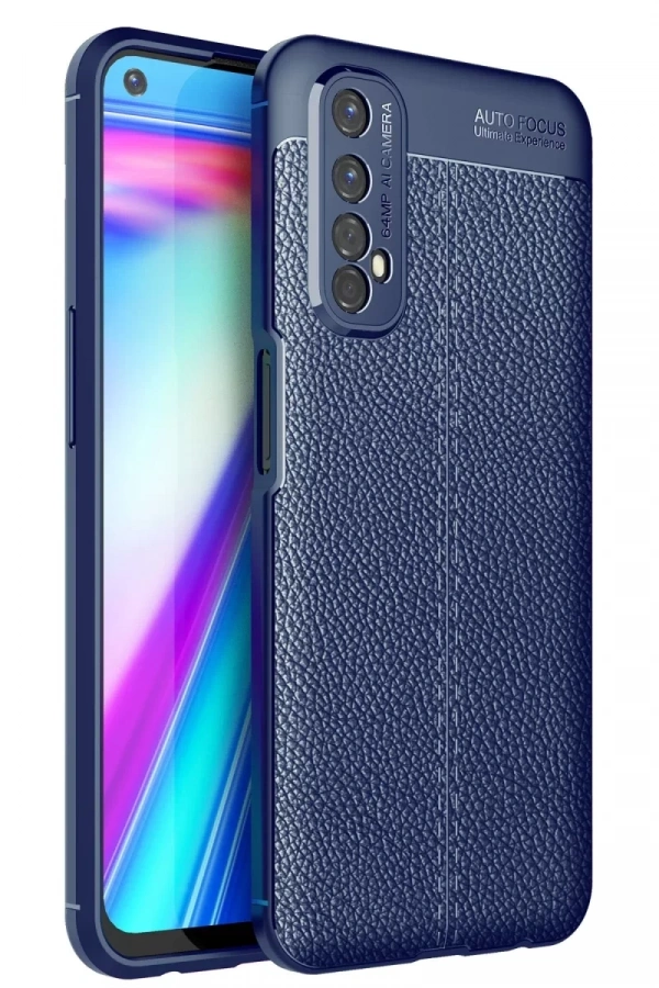 Realme 7 Kılıf Auto Focus Kapak - Lacivert