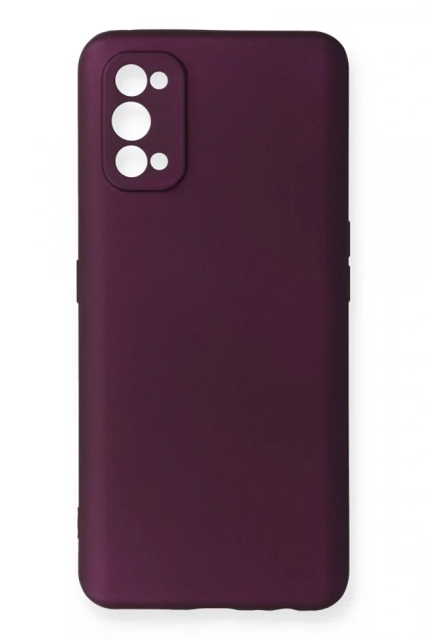 Realme 7 Pro Kılıf First Silikon - Mürdüm