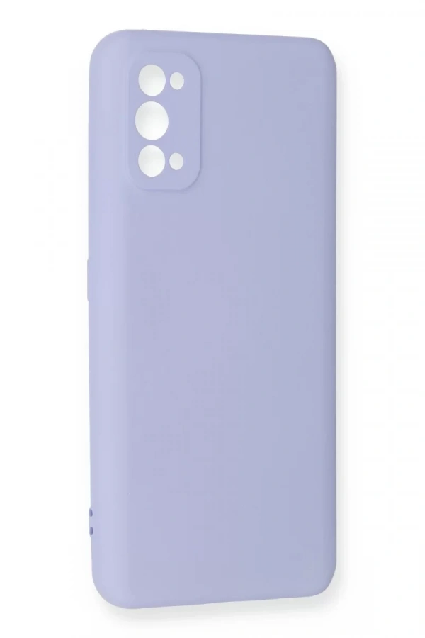 Realme 7 Pro Kılıf Nano içi Kadife Silikon - Lila