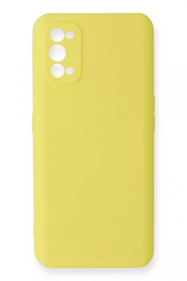 Realme 7 Pro Kılıf Nano içi Kadife Silikon - Sarı