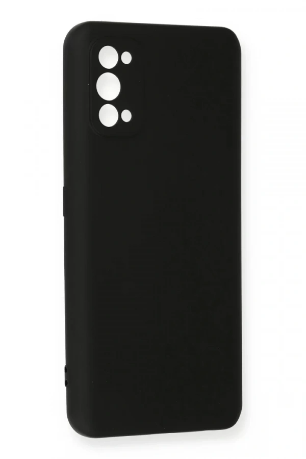 Realme 7 Pro Kılıf Nano içi Kadife Silikon - Siyah