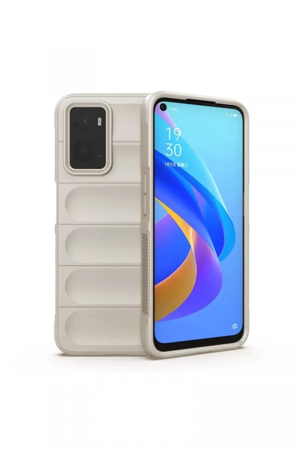 Realme 9i 4G Kılıf Optimum Silikon - Krem