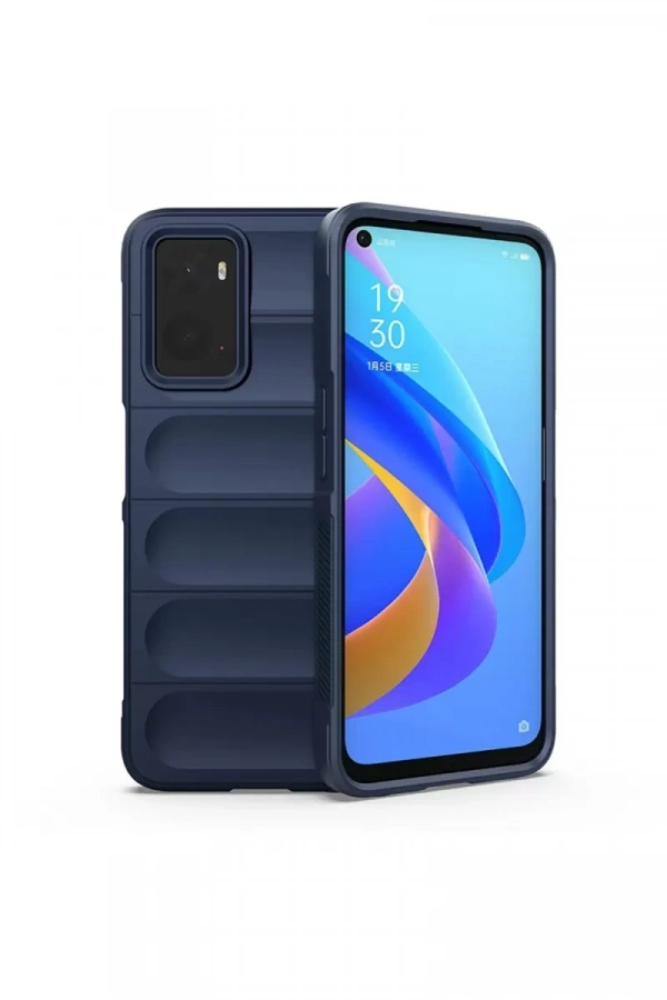 Realme 9i 4G Kılıf Optimum Silikon - Lacivert