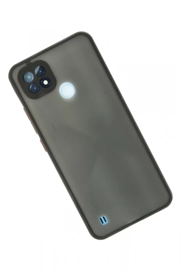 Realme C21 Kılıf Montreal Silikon Kapak - Siyah