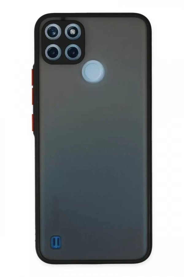 Realme C21Y Kılıf Montreal Silikon Kapak - Siyah