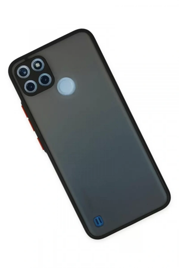 Realme C21Y Kılıf Montreal Silikon Kapak - Siyah