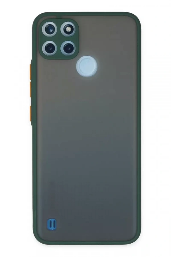 Realme C21Y Kılıf Montreal Silikon Kapak - Yeşil