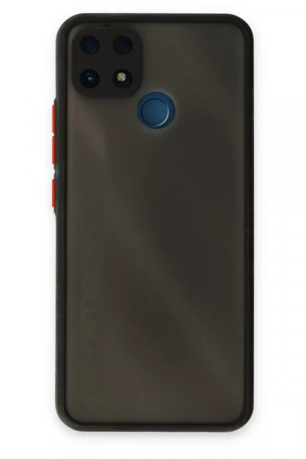 Realme C25 Kılıf Montreal Silikon Kapak - Siyah