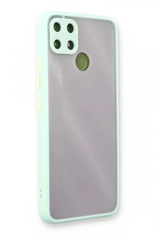 Realme C25 Kılıf Montreal Silikon Kapak - Turkuaz