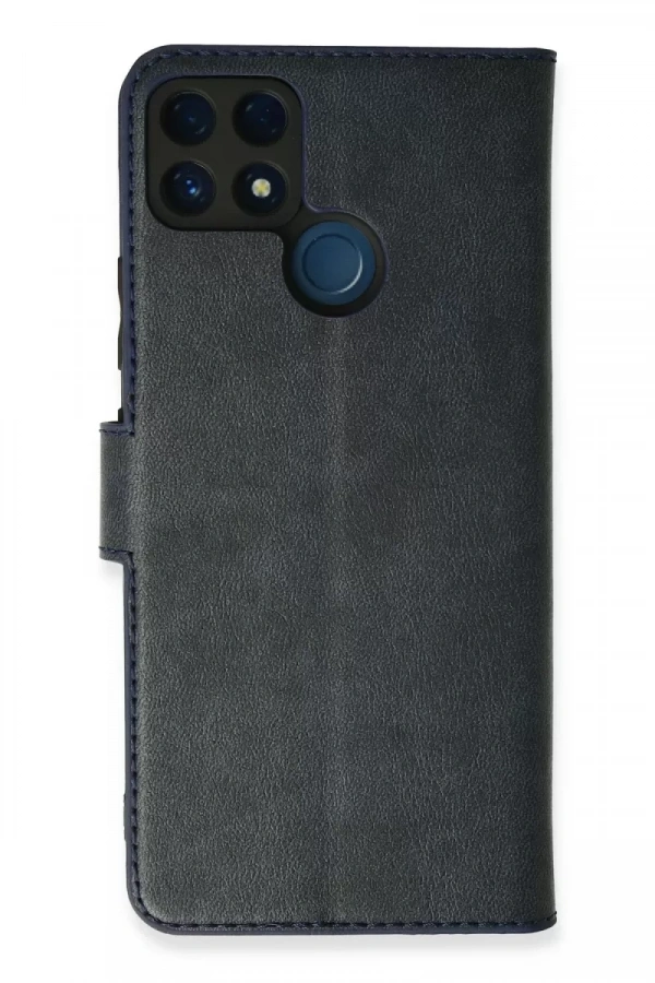 Realme C25 Kılıf Trend S Plus Kapaklı Kılıf - Lacivert