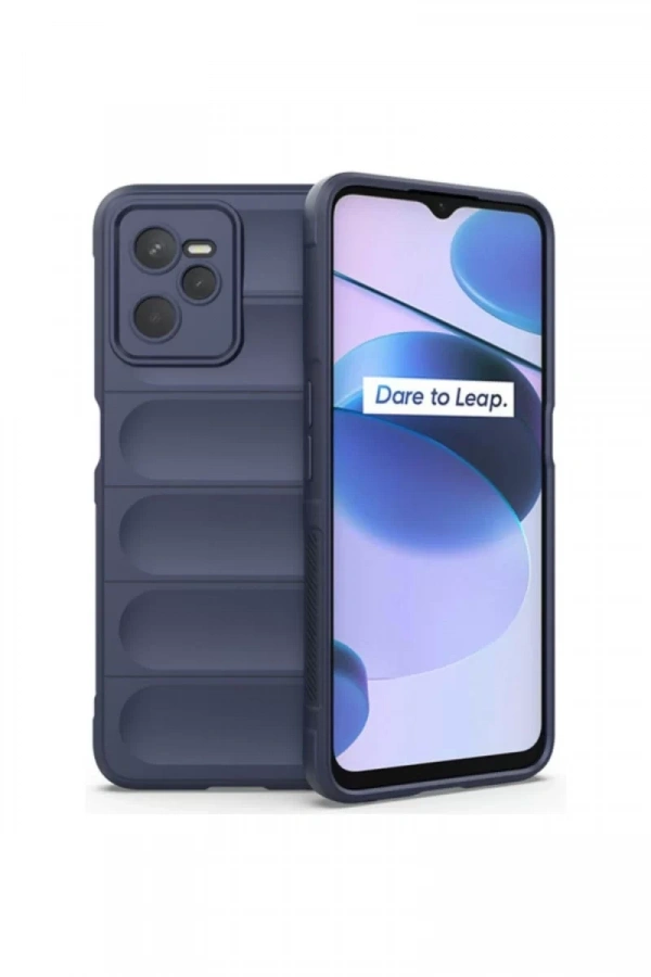 Realme C35 Kılıf Optimum Silikon - Lacivert