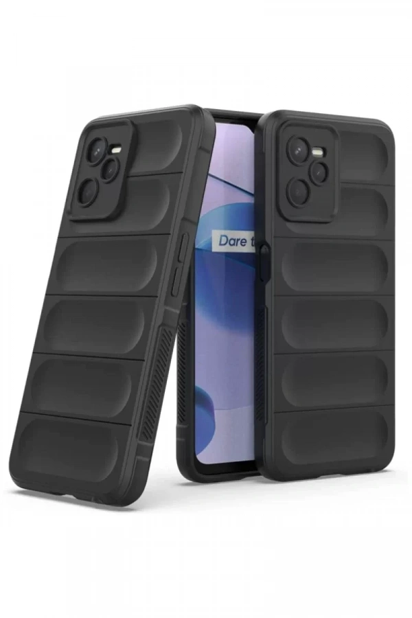 Realme C35 Kılıf Optimum Silikon - Siyah