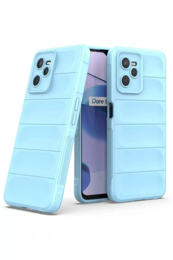 Realme C35 Kılıf Optimum Silikon - Sky Blue