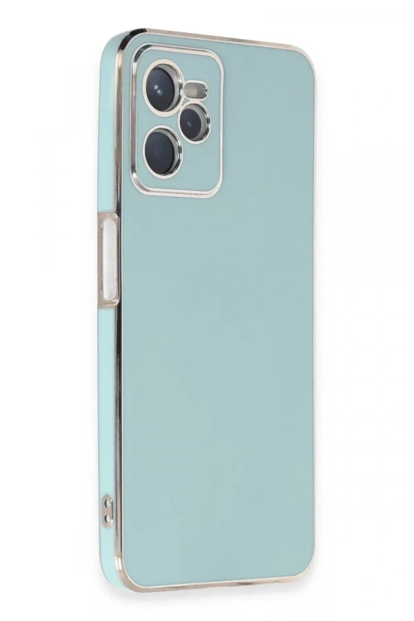 Realme C35 Kılıf Volet Silikon - Açık Yeşil