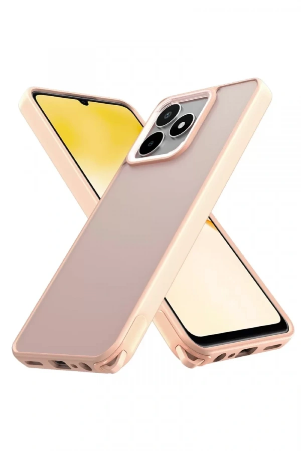 Realme C53 Kılıf Elegant Kapak - Pudra