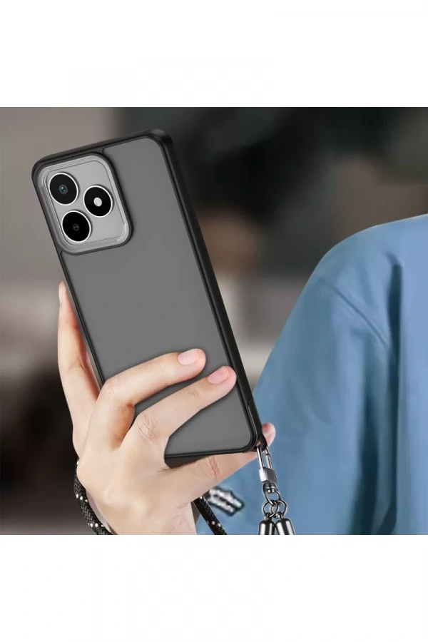 Realme C53 Kılıf Elegant Kapak - Titan Gri