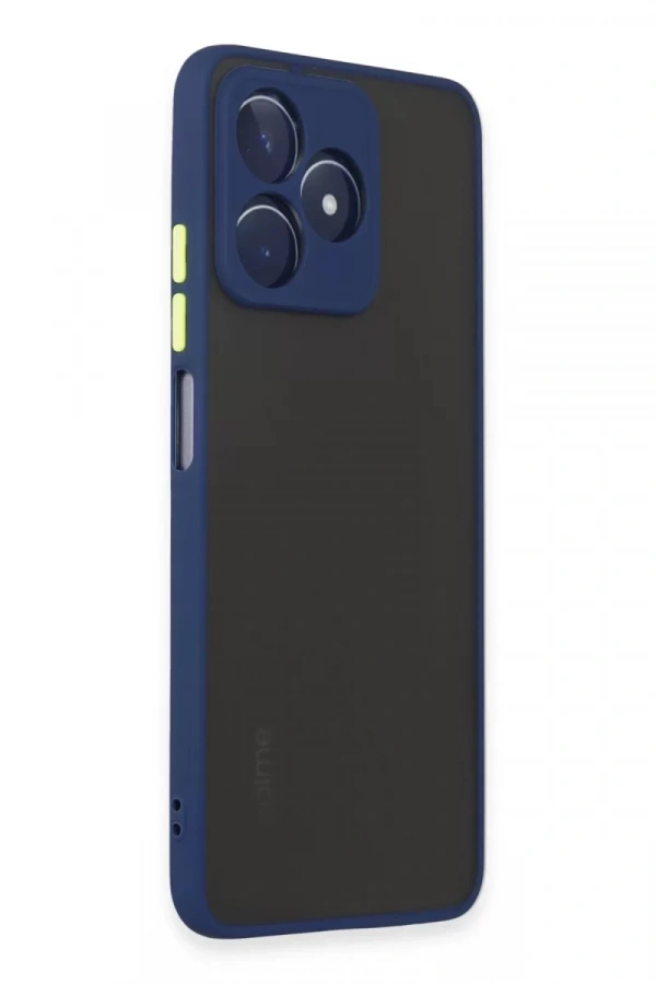 Realme C53 Kılıf Montreal Silikon Kapak - Lacivert