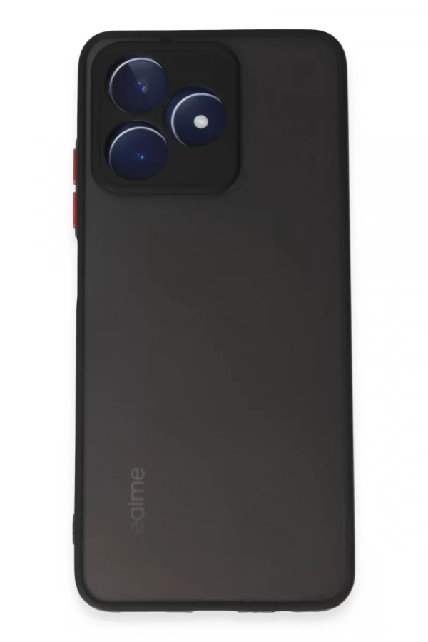 Realme C53 Kılıf Montreal Silikon Kapak - Siyah