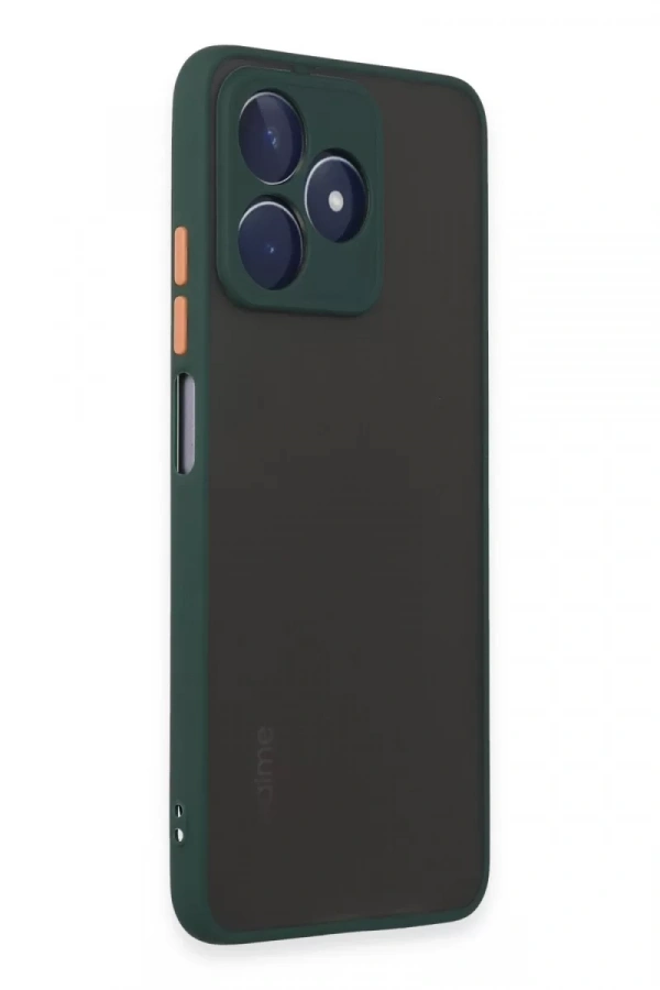 Realme C53 Kılıf Montreal Silikon Kapak - Yeşil
