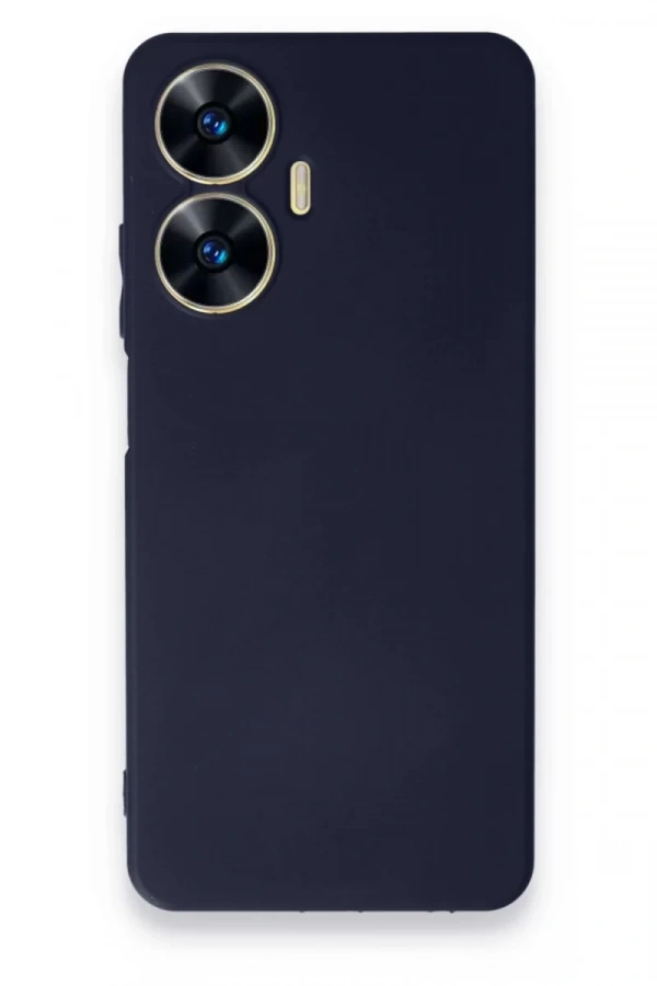 Realme C55 Kılıf First Silikon - Lacivert