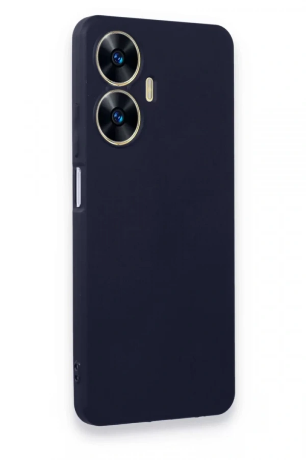 Realme C55 Kılıf First Silikon - Lacivert