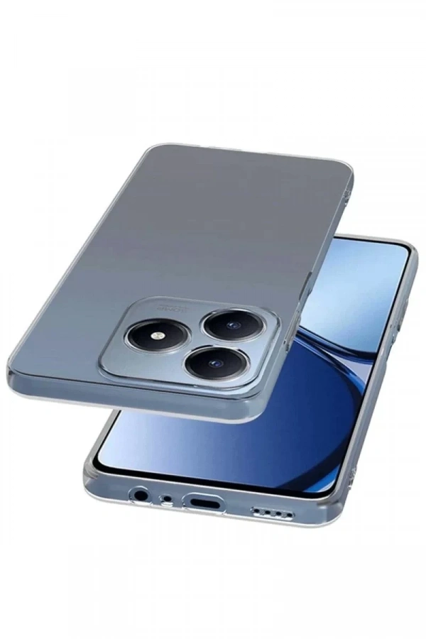 Realme C61 Kılıf Lüx Şeffaf Silikon